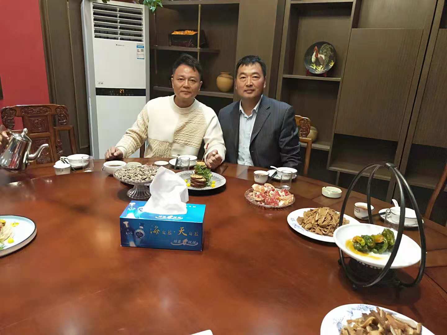 著名主持人武文光临山东圣喜清真食品与圣喜再(图1)